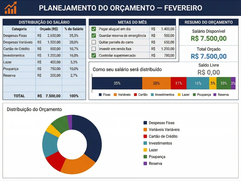 Planejamento do Orçamento Mensal
