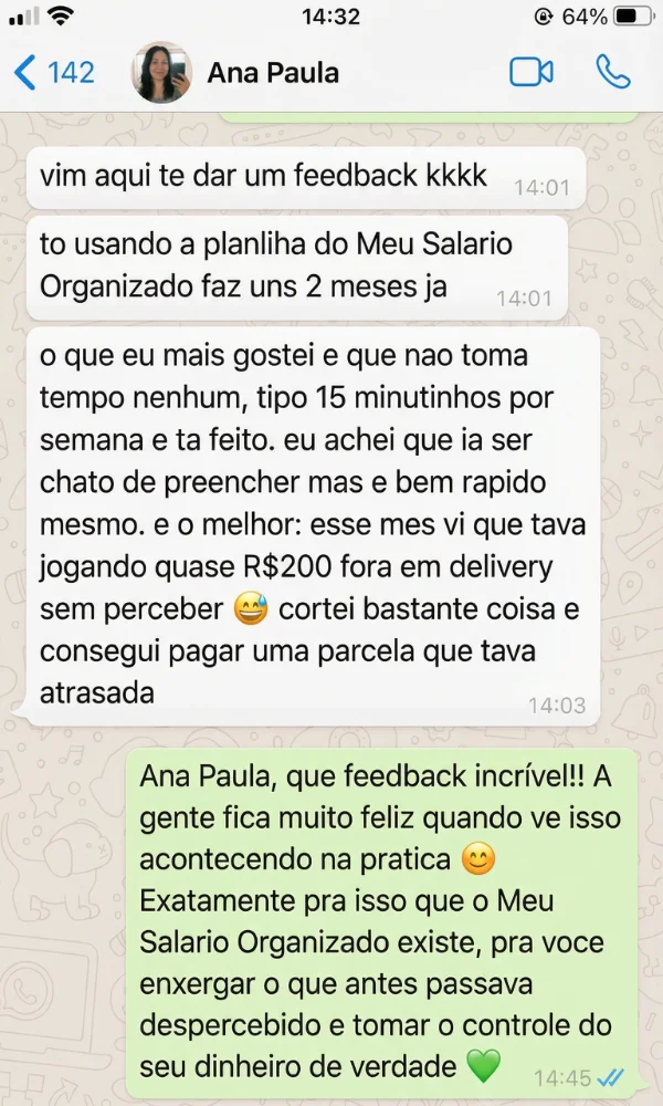 Depoimento de Ana Paula - Cliente satisfeita