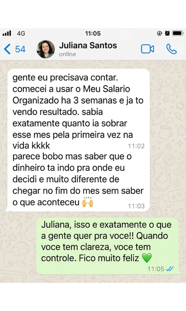 Depoimento de Juliana Santos - Cliente satisfeita